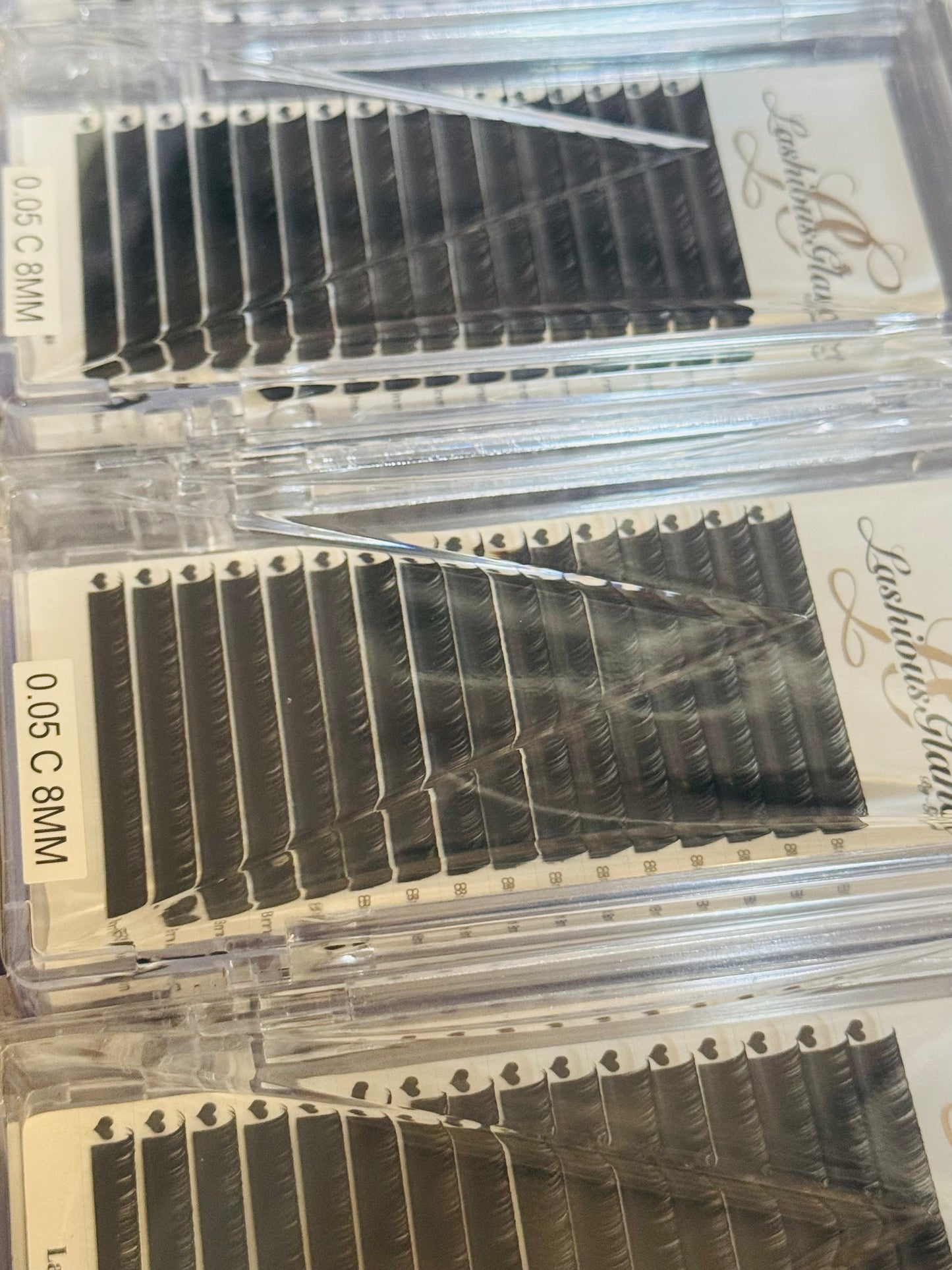SINGLE LENGTH CASHMERE LASH TRAYS 16 ROWS